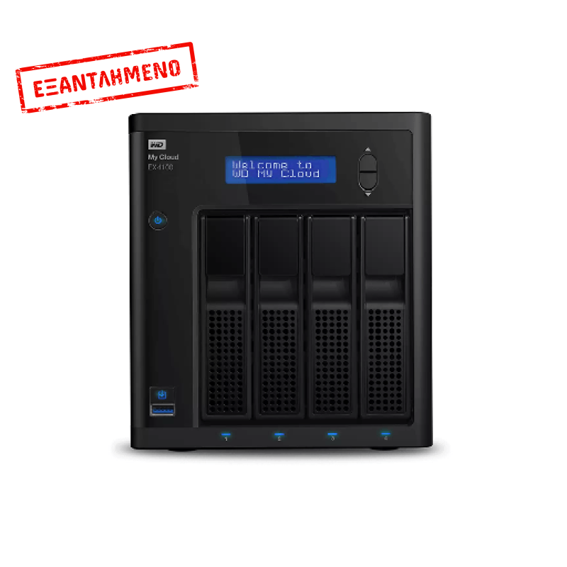 WD MY CLOUD EX4100 0TB 2GB DDR3 RAM CPU_DC 1.6 GHz