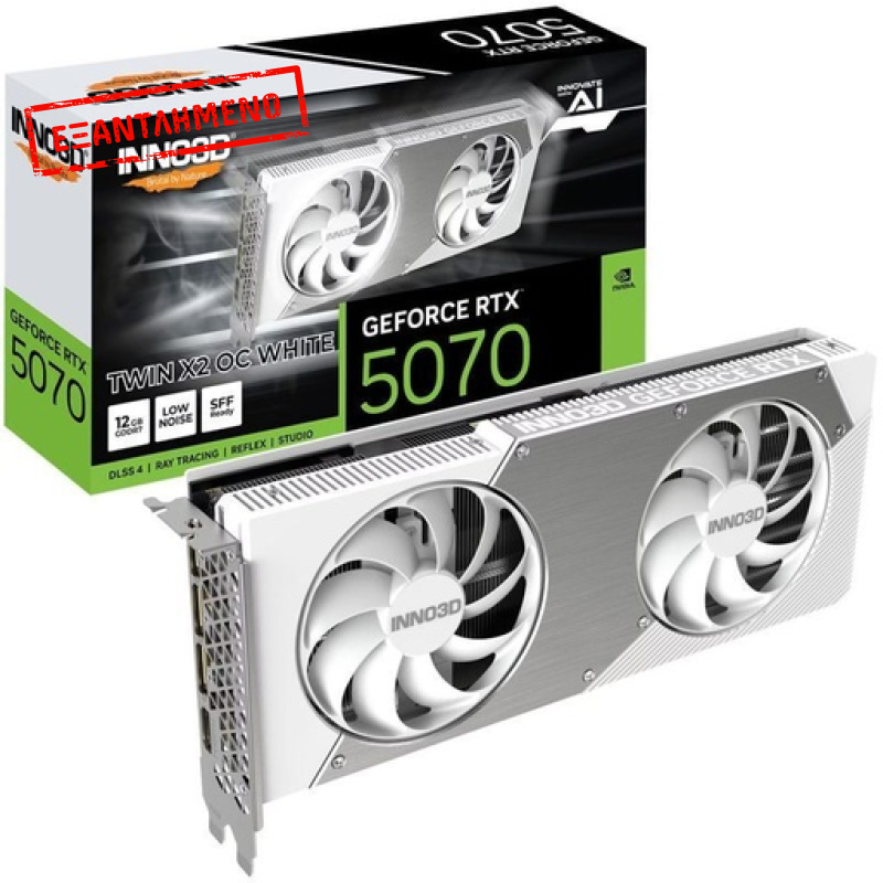 INNO3D GeForce RTX 5070 12GB GDDR7 Twin X2 OC White