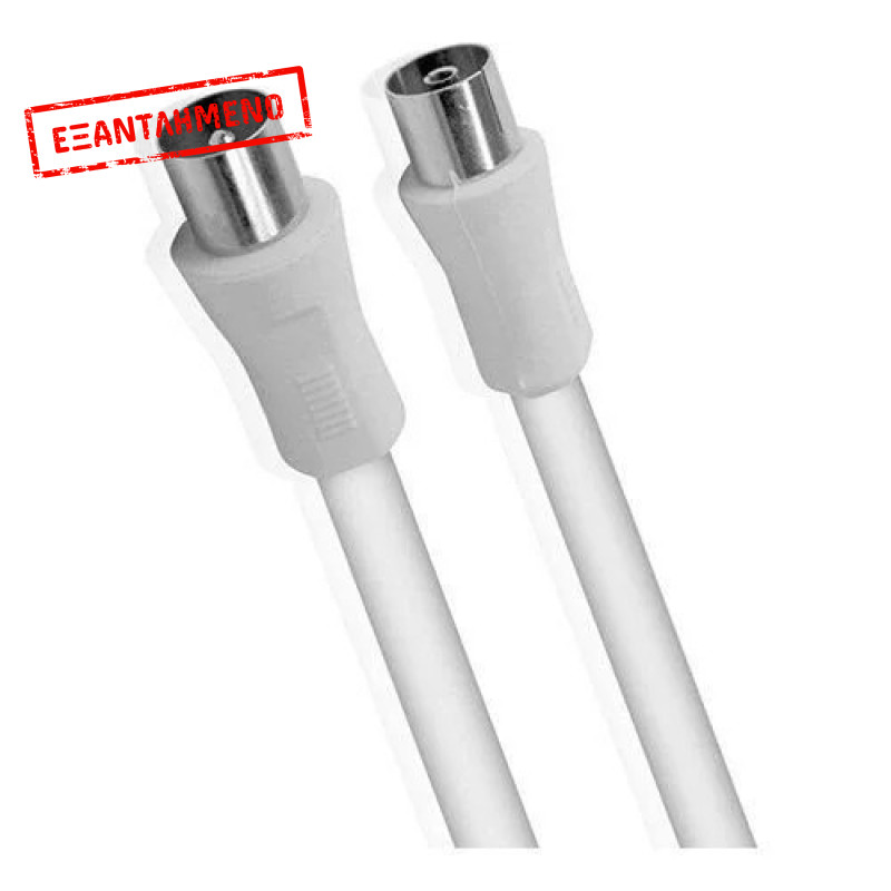 PowerTech Καλώδιο κεραίας ομοαξωνικό Αρσενικό σε Θηλυκό 1,5μ PowerTech Καλώδιο κεραίας ομοαξωνικό Αρσενικό σε Θηλυκό 1,5μ