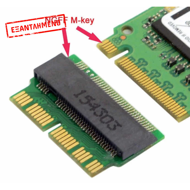 Nvme PCIe x4 M2 to Apple MacBook NGFF SSD αντάπτορας Nvme PCIe x4 M2 to Apple MacBook NGFF SSD αντάπτορας