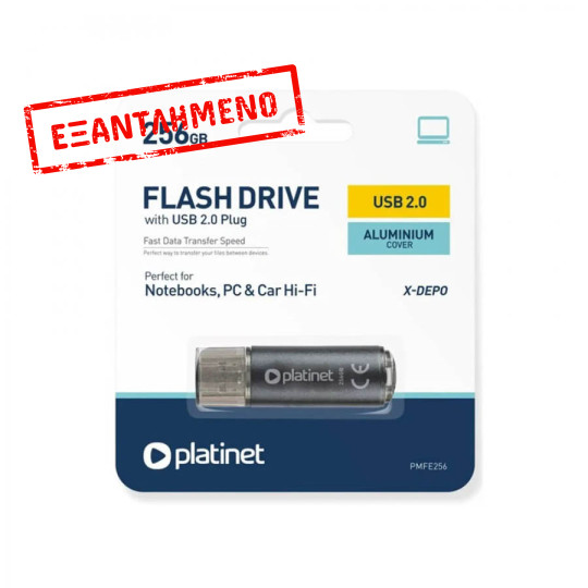 PLATINET USB 2.0 X-DEPO Flash Disk 128GB μαύρο PMFE128 PLATINET USB 2.0 X-DEPO Flash Disk 128GB μαύρο PMFE128