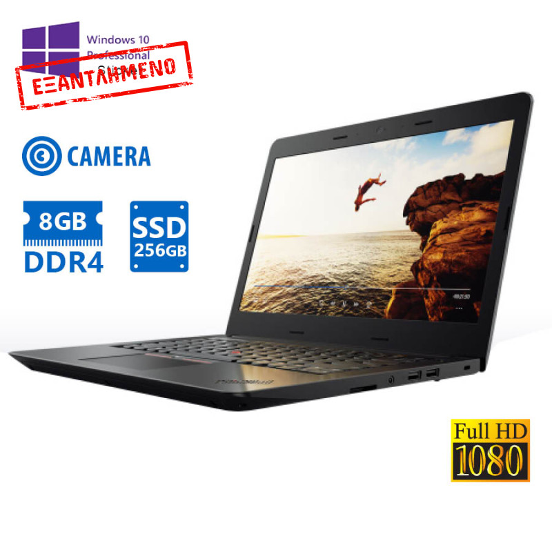 Lenovo ThinkPad E470 i5-7200U/14``FHD/8GB DDR4/256GB SSD/No ODD/Camera/10P Grade A Refurbished Lapto
