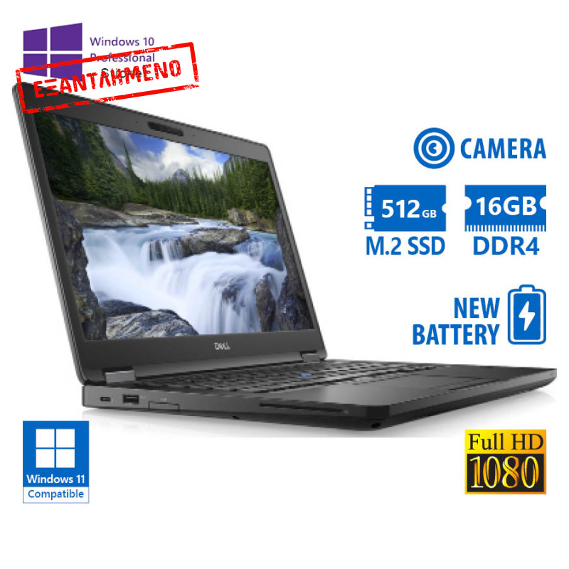 Dell Latitude 5591 i7-8850H/15.6``FHD/16GB DDR4/512GB M.2 SSD/No ODD/Camera/New Battery/10P Grade A