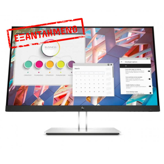 Used Monitor E24Q G4 IPS/HP/24``QHD/2560x1440/Wide/Silver/Black/D-SUB & DP & HDMI & USB 3.0 HUB Used Monitor E24Q G4 IPS/HP/24``QHD/2560x1440/Wide/Silver/Black/D-SUB & DP & HDMI & USB 3.0 HUB
