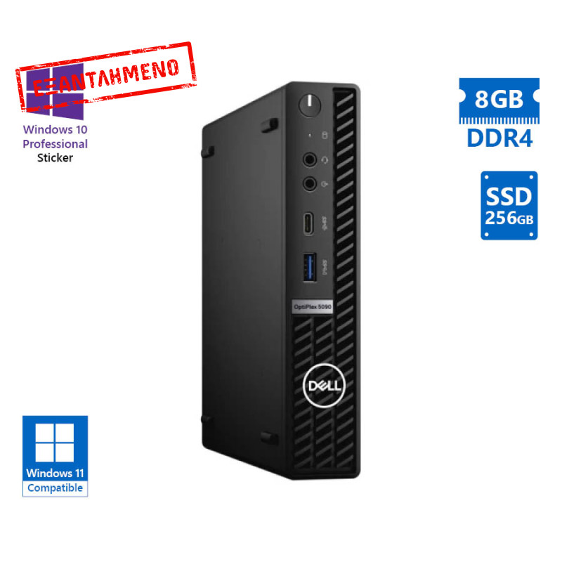 Dell Optiplex 5090 DM i3-10105T/8GB DDR4/256GB SSD/No ODD/10P Grade A Refurbished PC