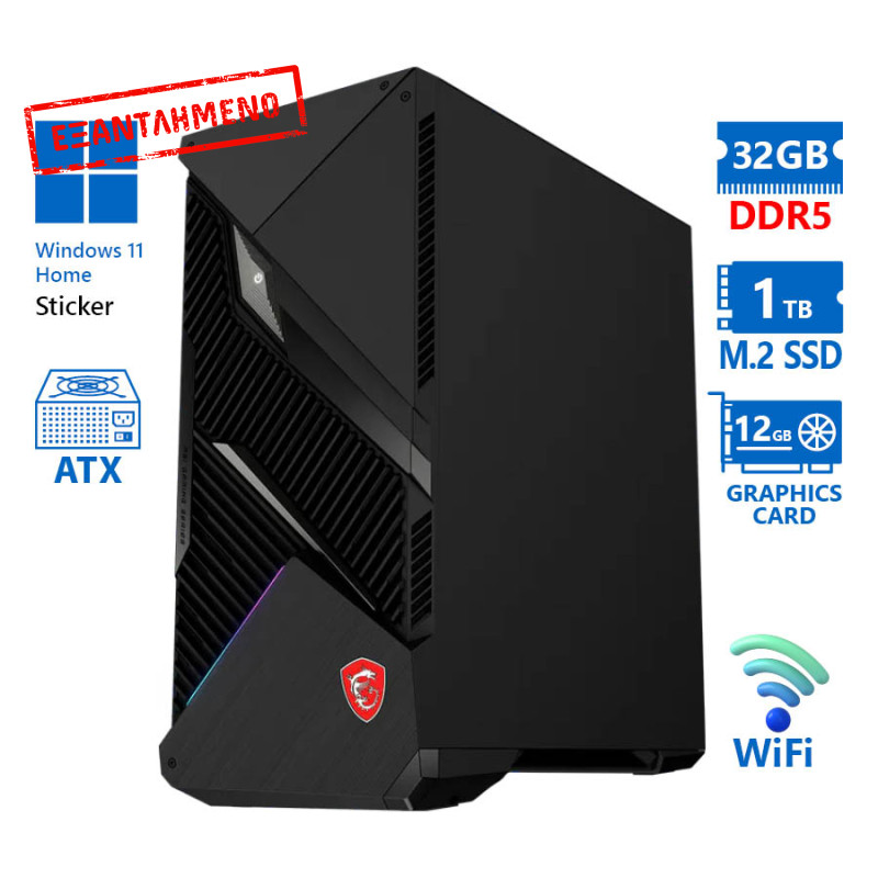 MSI MPG Z690 Infinite X2 Tower WiFI i7-13700KF/32GB DDR5/1TB M.2 SSD/GeForce RTX 4070Ti OC (12GB)/No