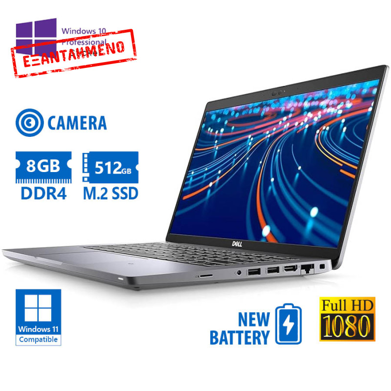 Dell (A-) Latitude 5420 i5-1145G7/14``FHD/8GB DDR4/512GB M.2 SSD/No ODD/Camera/New Battery/10P Grade