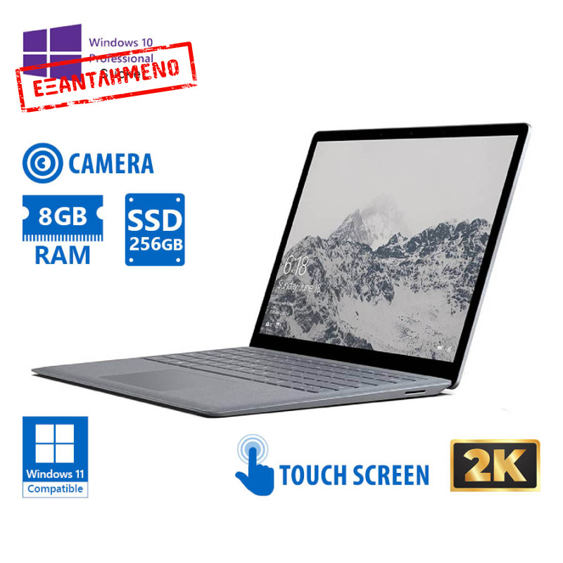 Microsoft Surface Laptop 2 i5-8350U/13.5`` 2K Touchscreen/8GB DDR3/256GB SSD/No ODD/Camera/10P Grade