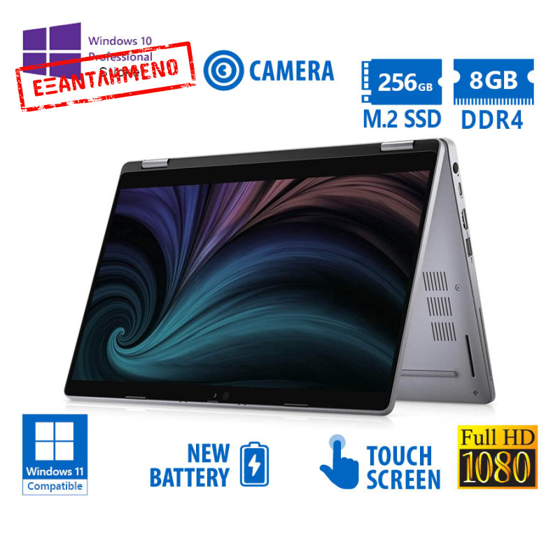 Dell (A-) Latitude 5310 i5-10310U/13.2``FHD Touchscreen/8GB DDR4/256GB M.2 SSD/No ODD/Camera/New Bat