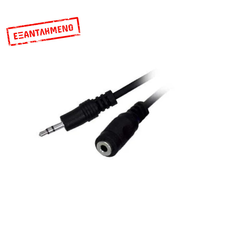 5M Stereo 3.5MM Plug To Jack Mf Nickle Flat 5M Stereo 3.5MM Plug To Jack Mf Nickle Flat