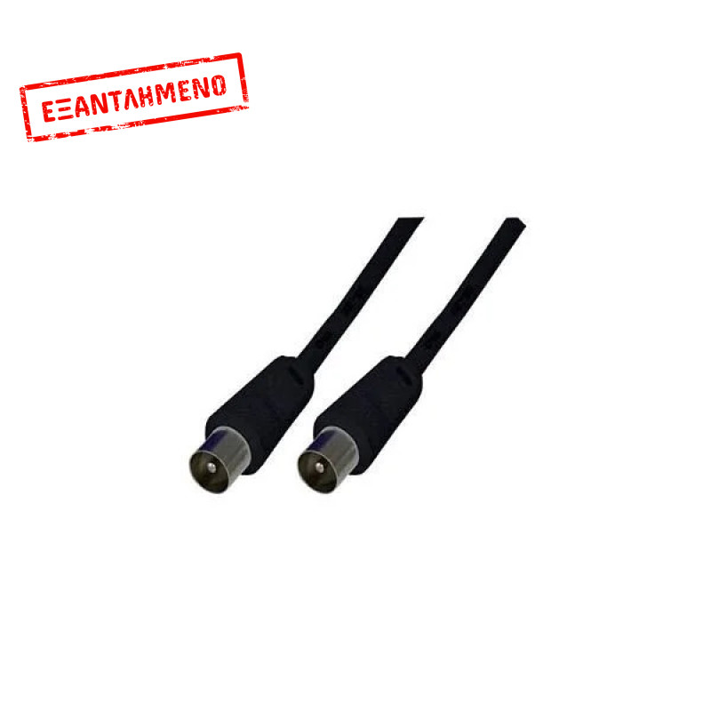 Καλώδιο Κεραίας M/M 3m Μαύρο Καλώδιο Κεραίας M/M 3m Μαύρο