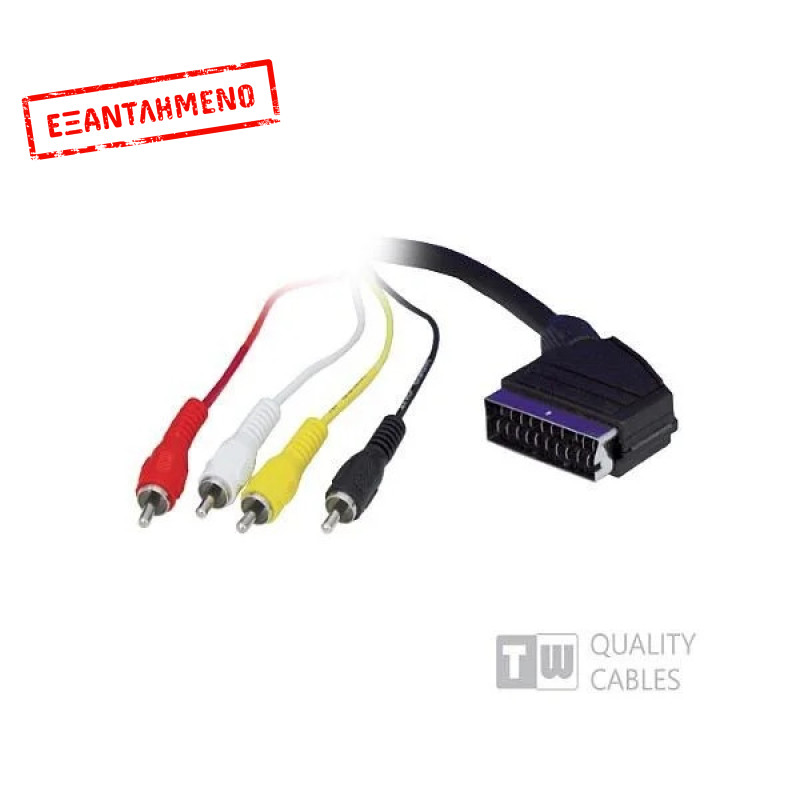 SCART to 4RCA 1.5m - Ccs SCART to 4RCA 1.5m - Ccs