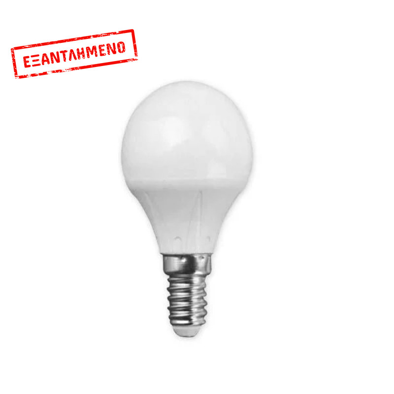 Λάμπα E14 ΣΦΑΙΡΙΚΗ LED 7W 6500k 01.6024 COM Λάμπα E14 ΣΦΑΙΡΙΚΗ LED 7W 6500k 01.6024 COM
