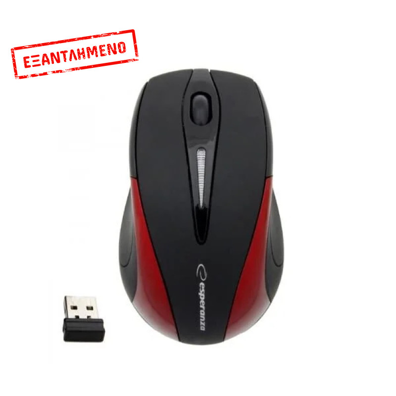 Ασύρματο Ποντίκ Business series 2.4Ghz μαύρο/κόκκινο EM101R Ασύρματο Ποντίκ Business series 2.4Ghz μαύρο/κόκκινο EM101R