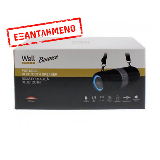 Φορητό Ηχείο Bluetooth 5.0 20W IPX6 w/Hands-Free & FM/Radio TWS Well Bounce (SPKR-BT-BOUNCE-WL)
