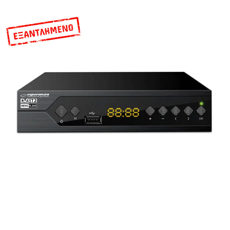 Esperanza αποκωδικοποιητής DVB-T2 H.265/HEVC EV107R