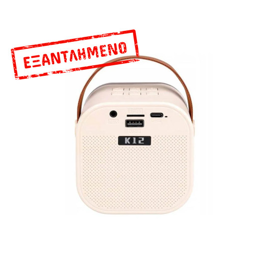 Φορητό σετ KARAOKE ηχείο Bluetooth RGB με 2 μικρόφωνα USB Mini Jack LXGA34