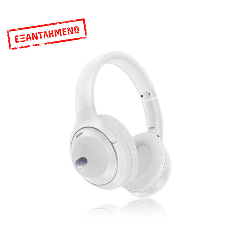LTC Ακουστικό Bluetooth αναδιπλούμενο λευκό LXLTC35B