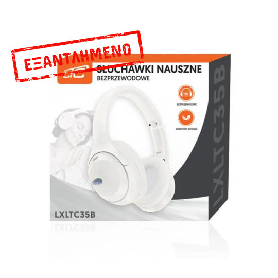 LTC Ακουστικό Bluetooth αναδιπλούμενο λευκό LXLTC35B