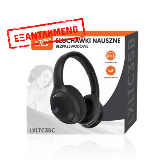 LTC Ακουστικό Bluetooth αναδιπλούμενο μαύρο LXLTC35C