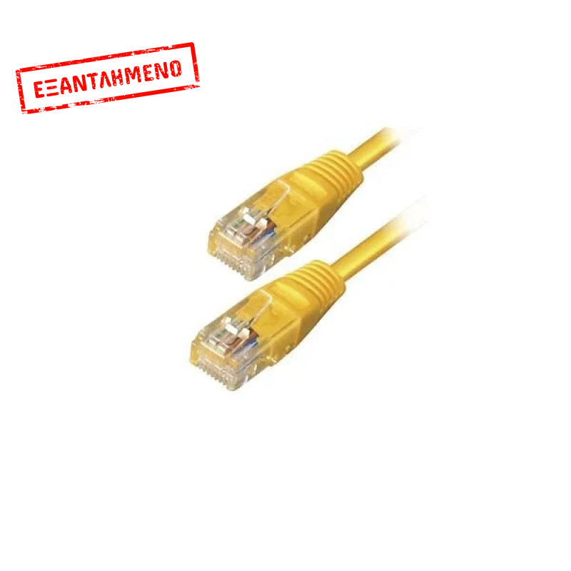 UTP CAT-5 0,5m YELLOW UTP CAT-5 0,5m YELLOW