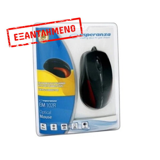 Ενσύρματο Ποντίκι Business series 3D μαύρο/κόκκινο EM102R Ενσύρματο Ποντίκι Business series 3D μαύρο/κόκκινο EM102R
