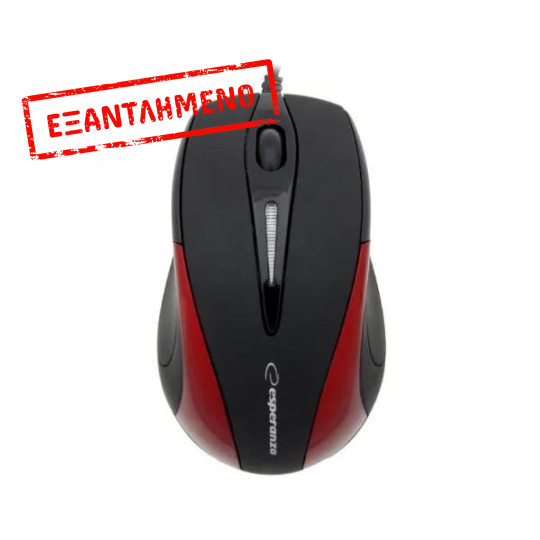 Ενσύρματο Ποντίκι Business series 3D μαύρο/κόκκινο EM102R Ενσύρματο Ποντίκι Business series 3D μαύρο/κόκκινο EM102R