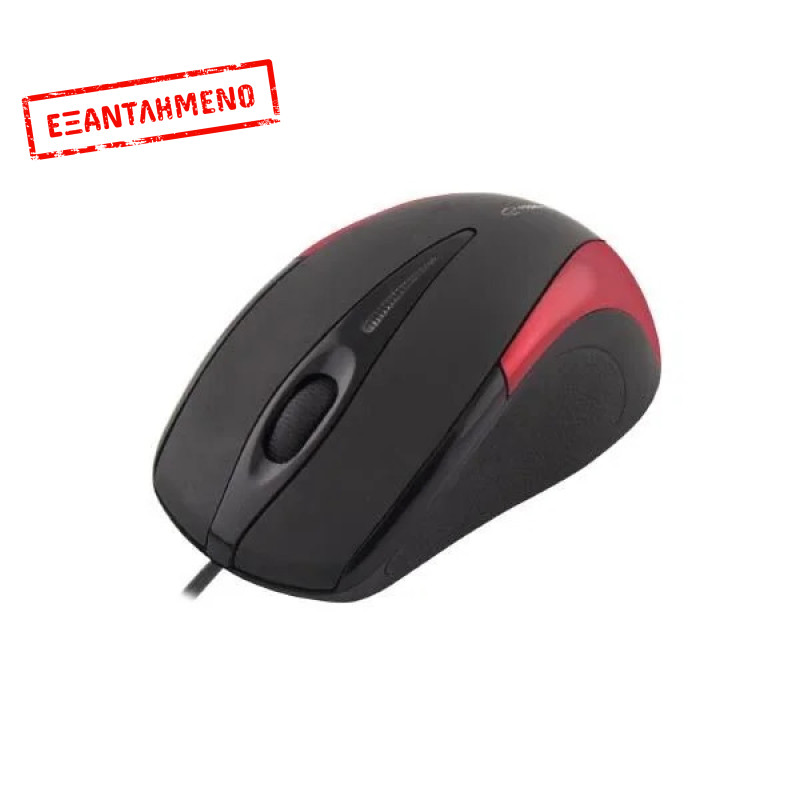Ενσύρματο Ποντίκι Business series 3D μαύρο/κόκκινο EM102R Ενσύρματο Ποντίκι Business series 3D μαύρο/κόκκινο EM102R