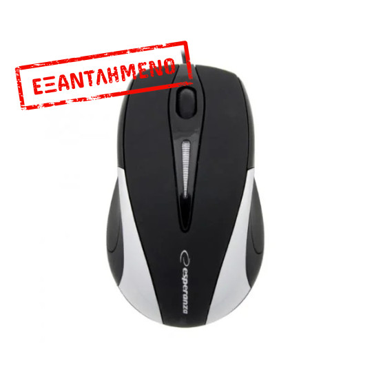 Ενσύρματο Ποντίκι Business series 3D μαύρο/ασημί EM102S