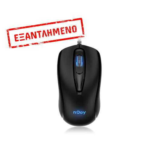 WR390 Ενσύρματο Ποντίκι USB μαύρο 1200dpi