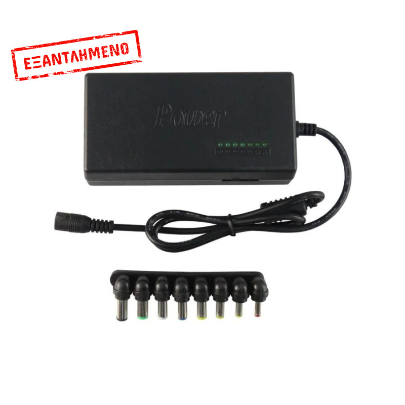 Universal  Φορτιστής επιλεκτική τάση 12-24V 8tips MY-100W