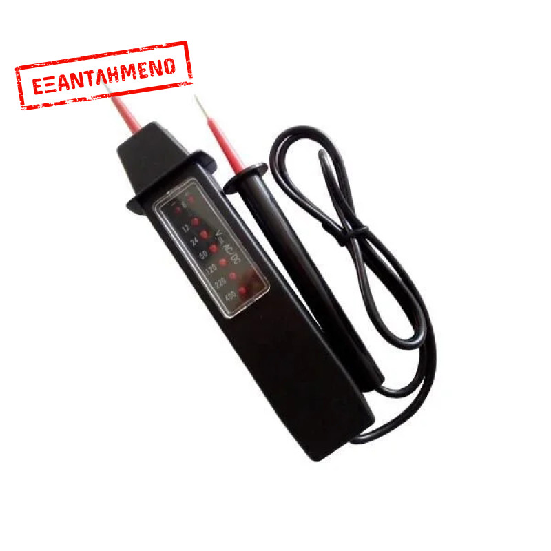 Δοκιμαστικό Τάσης AC/DC με LED 6-400V Δοκιμαστικό Τάσης AC/DC με LED 6-400V