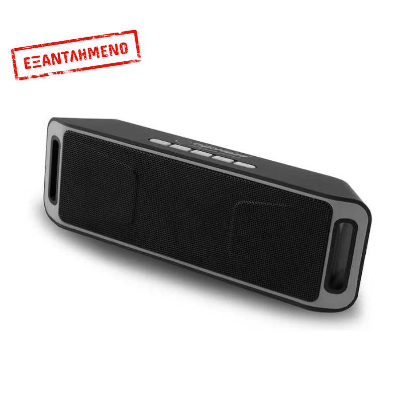 Ηχείο Bluetooth 6W Hands-Free & w/FM Radio Μαύρο/Γκρι EP126KE
