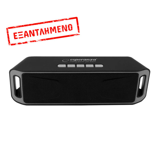Ηχείο Bluetooth 6W Hands-Free & w/FM Radio Μαύρο/Γκρι EP126KE