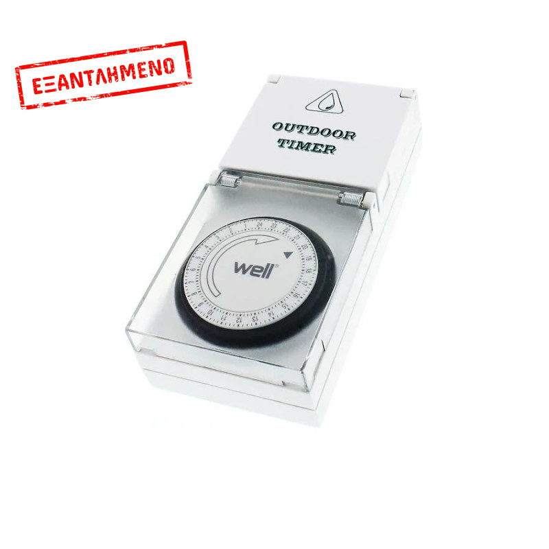 Μηχανικός Χρονοδιακόπτης Εξωτερικού Χώρου MEC-05 Well TIMER-MEC-05-WL Μηχανικός Χρονοδιακόπτης Εξωτερικού Χώρου MEC-05 Well TIMER-MEC-05-WL