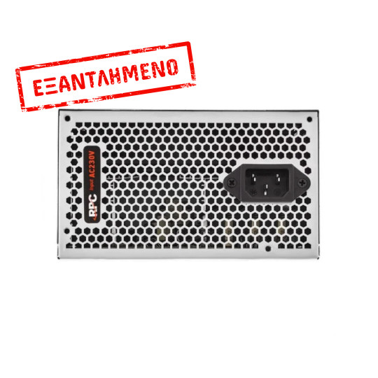 Τροφοδοτικό RPC 600W ATX 1x6pin PCI-E 12cm FAN 60020LA Τροφοδοτικό RPC 600W ATX 1x6pin PCI-E 12cm FAN 60020LA