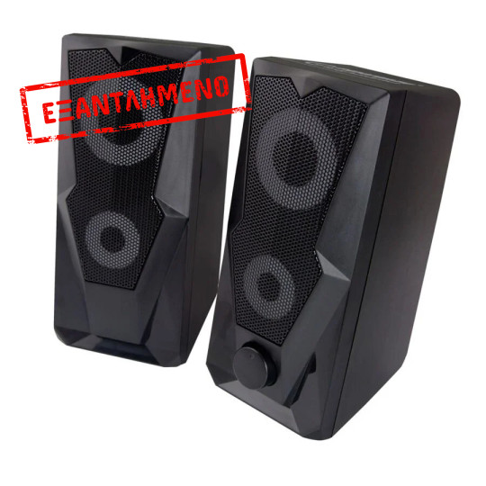 Ηχείο 2.0 USB w/LED Rainbow Baila EGS103