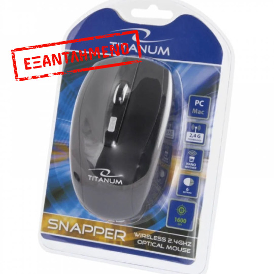 Ασύρματο Ποντίκι 2.4Ghz 6D μαύρο TM105K Ασύρματο Ποντίκι 2.4Ghz 6D μαύρο TM105K