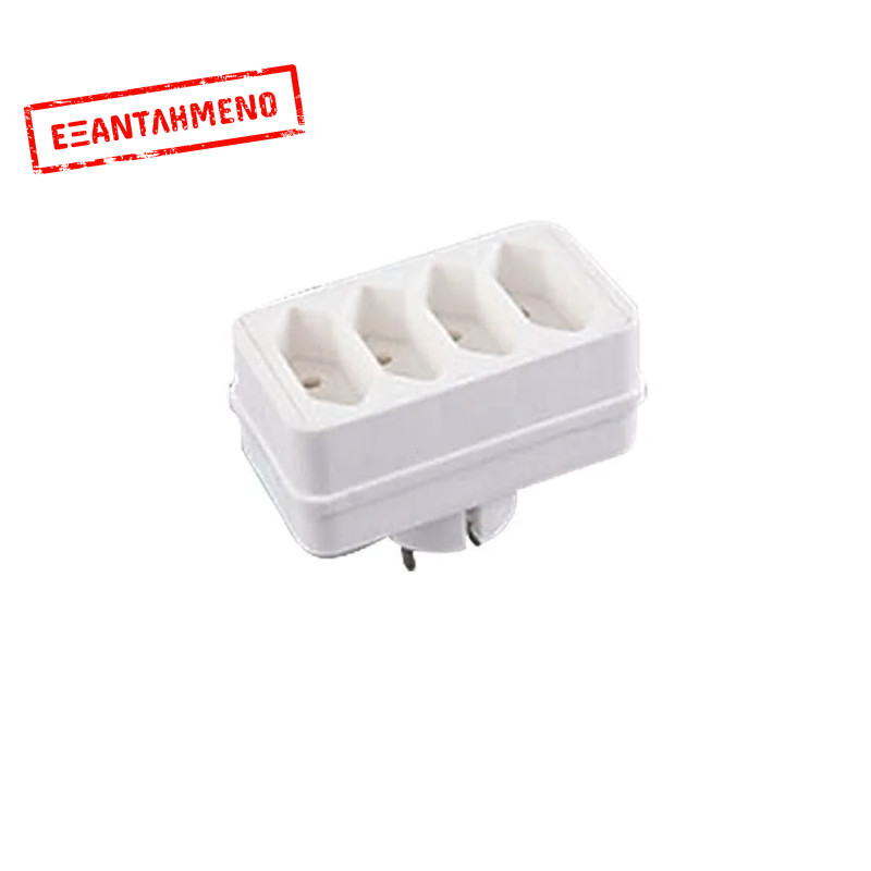 Αντάπτορας Ρεύματος 4xEuro 04.0018 COM Αντάπτορας Ρεύματος 4xEuro 04.0018 COM