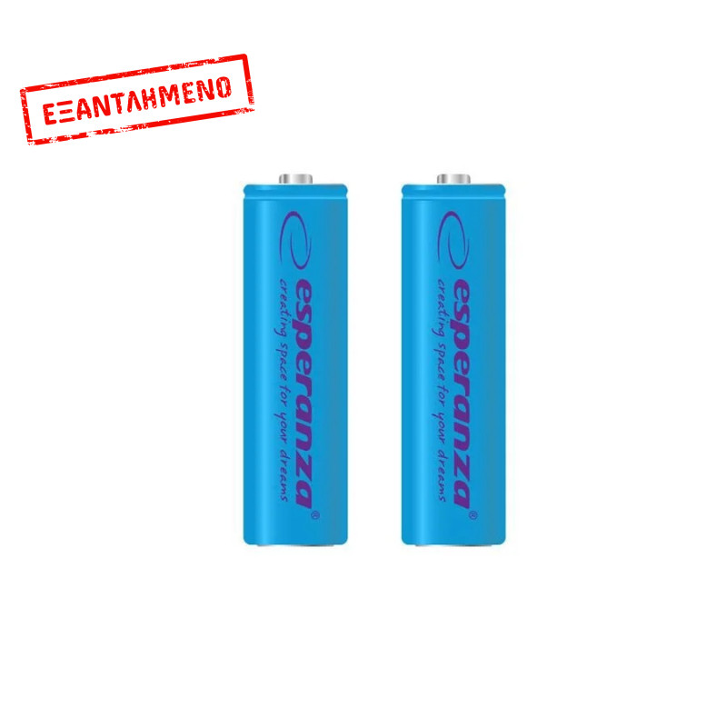 Μπαταρία 2000mA HR6 AA 2τεμ Επαναφορτιζόμενη EZA103B μπλε Μπαταρία 2000mA HR6 AA 2τεμ Επαναφορτιζόμενη EZA103B μπλε