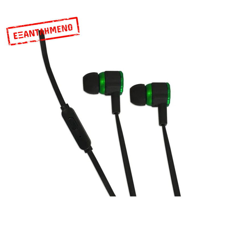 Viper Ακουστικό με μικρόφωνο gaming EGH201G πράσινο-μαύρο Viper Ακουστικό με μικρόφωνο gaming EGH201G πράσινο-μαύρο