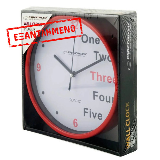 Ρολόι Τοίχου PRAGUE WHITE EHC014W