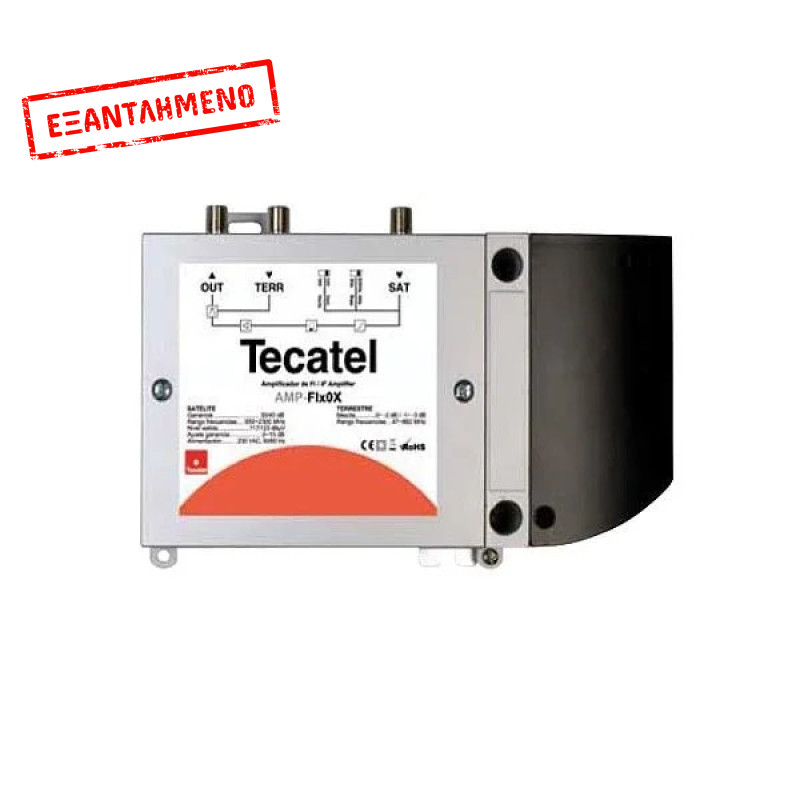 Κεντρικός ενισχυτής, επίγ. + δορυφ., 117dbμV AMP-FI30X Κεντρικός ενισχυτής, επίγ. + δορυφ., 117dbμV AMP-FI30X