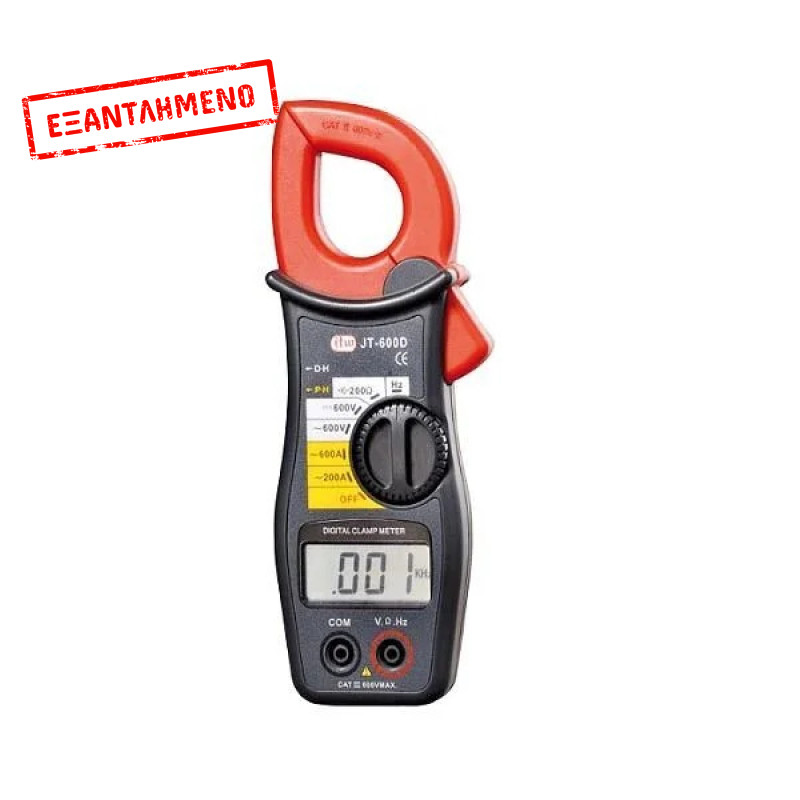 Ψηφιακή Αμπεροτσιμπίδα JT-600D AC/DC Ψηφιακή Αμπεροτσιμπίδα JT-600D AC/DC