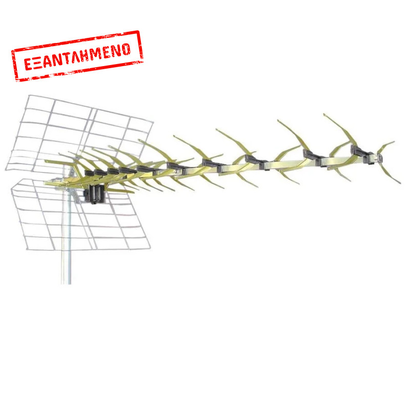 Εξωτερική Κεραία 17db 91el Χελιδονωτες Με προσαρμοστή και ΦΙς F Εξωτερική Κεραία 17db 91el Χελιδονωτες Με προσαρμοστή και ΦΙς F