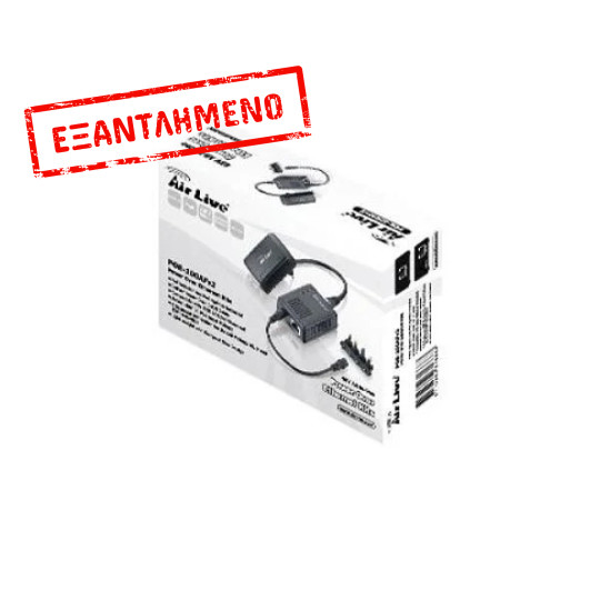 AIRLIVE POE-100AF Power over Ethernet Kit 5V, 7.5V, 9V and 12V output AIRLIVE POE-100AF Power over Ethernet Kit 5V, 7.5V, 9V and 12V output