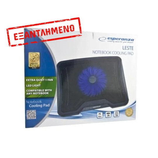 Esperanza Cooling Pad  For laptop έως 15.6 μαύρο EA143