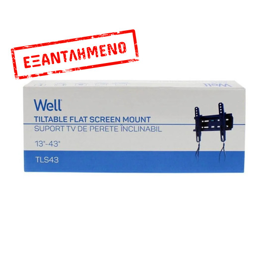 Βάση TV Well 13"- 43" Ρυθμιζόμενη με κορδόνι TVS-LCD-TLS43-WL