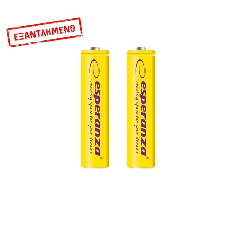 Μπαταρία 1000mA HR03 AAA 2τεμ Επαναφορτιζόμενη EZA1 Μπαταρία 1000mA HR03 AAA 2τεμ Επαναφορτιζόμενη EZA1