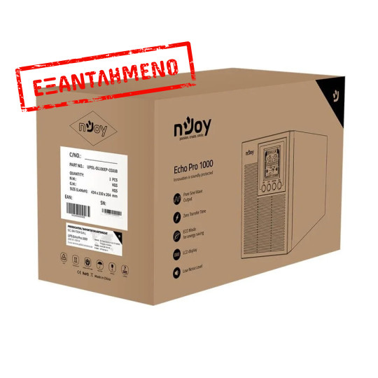 UPS ONLINE 1KVA/800W LCD Echo Pro UPOL-OL100EP-CG01B